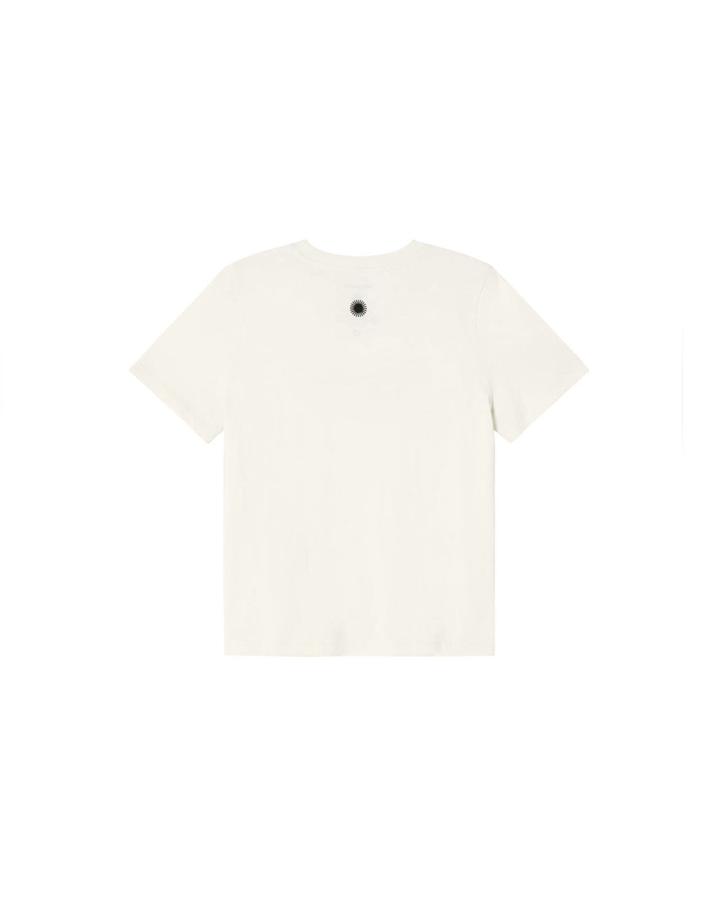 Camiseta blanca classic sol Ida sostenible - silueta 2