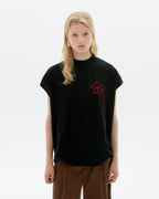 Camiseta bordada a mano flower Volta sostenible - 1