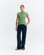 Camiseta slim verde Mirna-R sostenible - 1