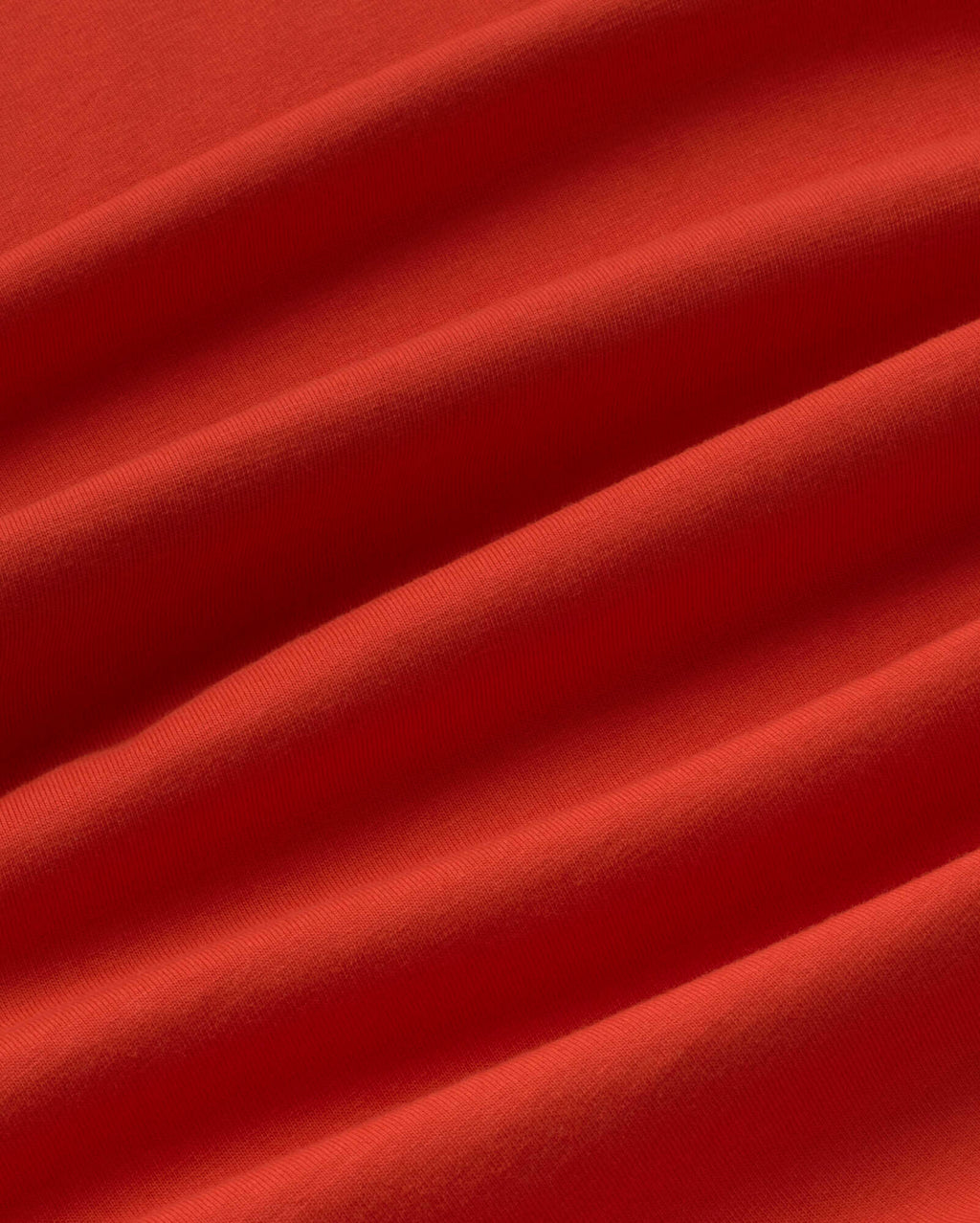 Camiseta básica roja Volta sostenible silueta - 2
