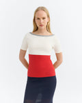T-Shirt Slim Zura - Rouge