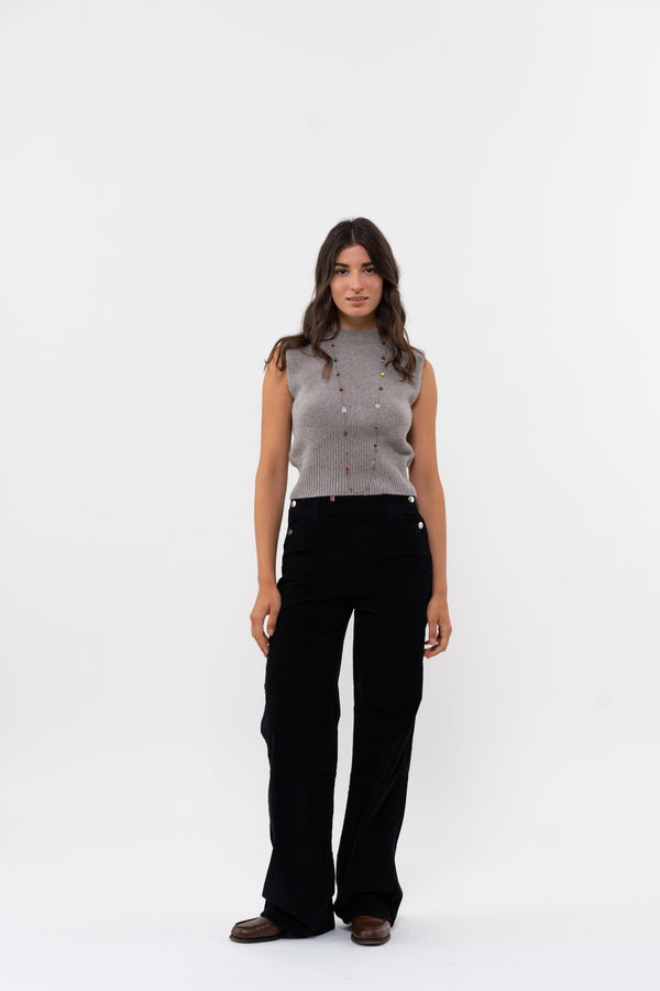 Wide Worker Broek - Zwart - Dames