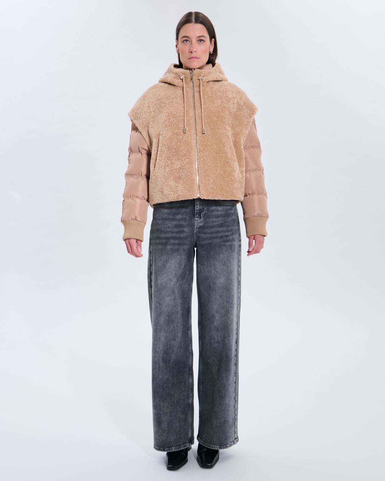 Plumífero Marguerite camel_4