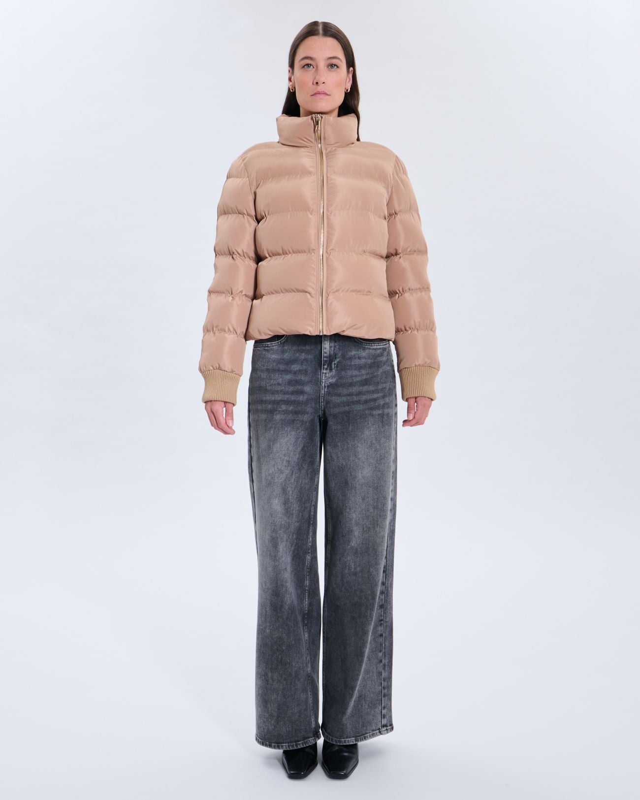 Plumífero Marguerite camel_5