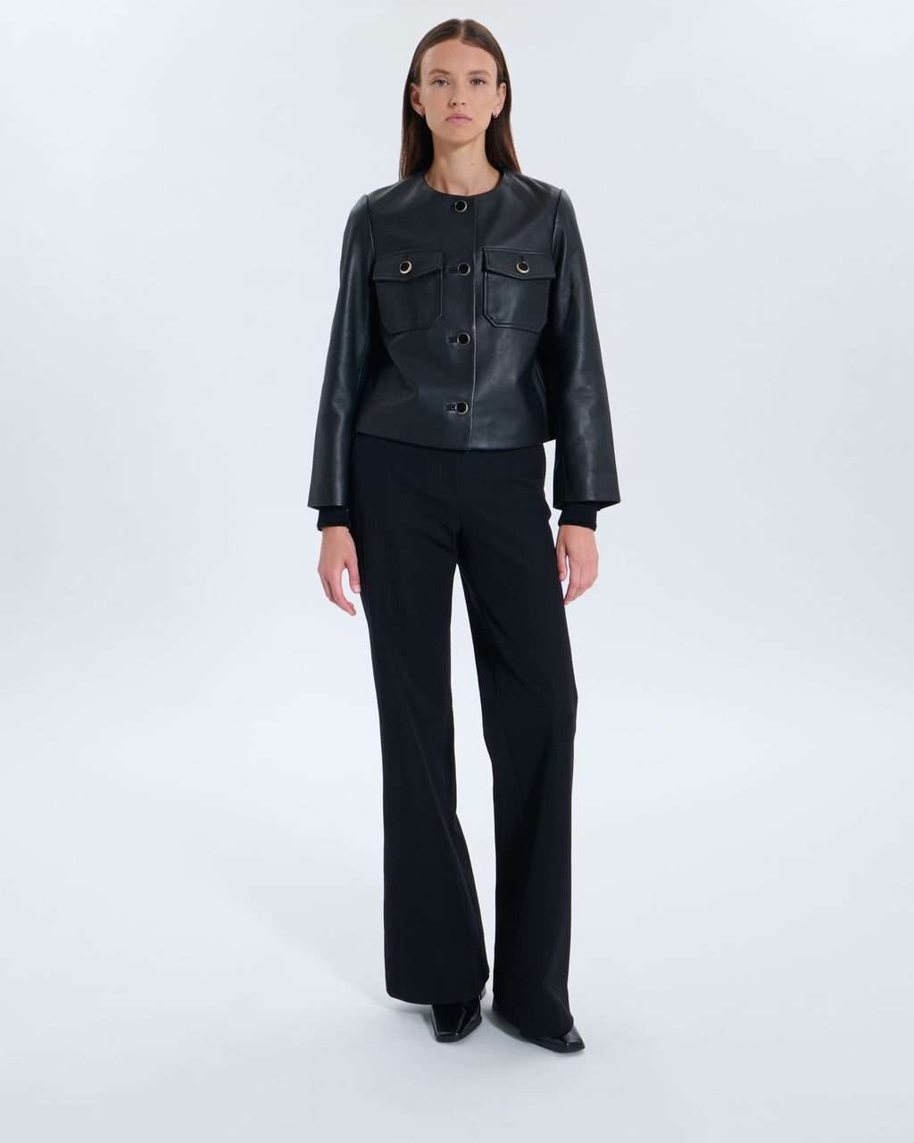 Volia black leather jacket_1