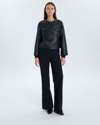 Volia black leather jacket_1