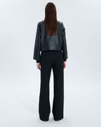 Volia black leather jacket_3