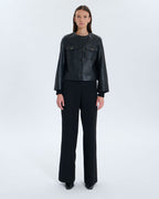 Volia black leather jacket_4
