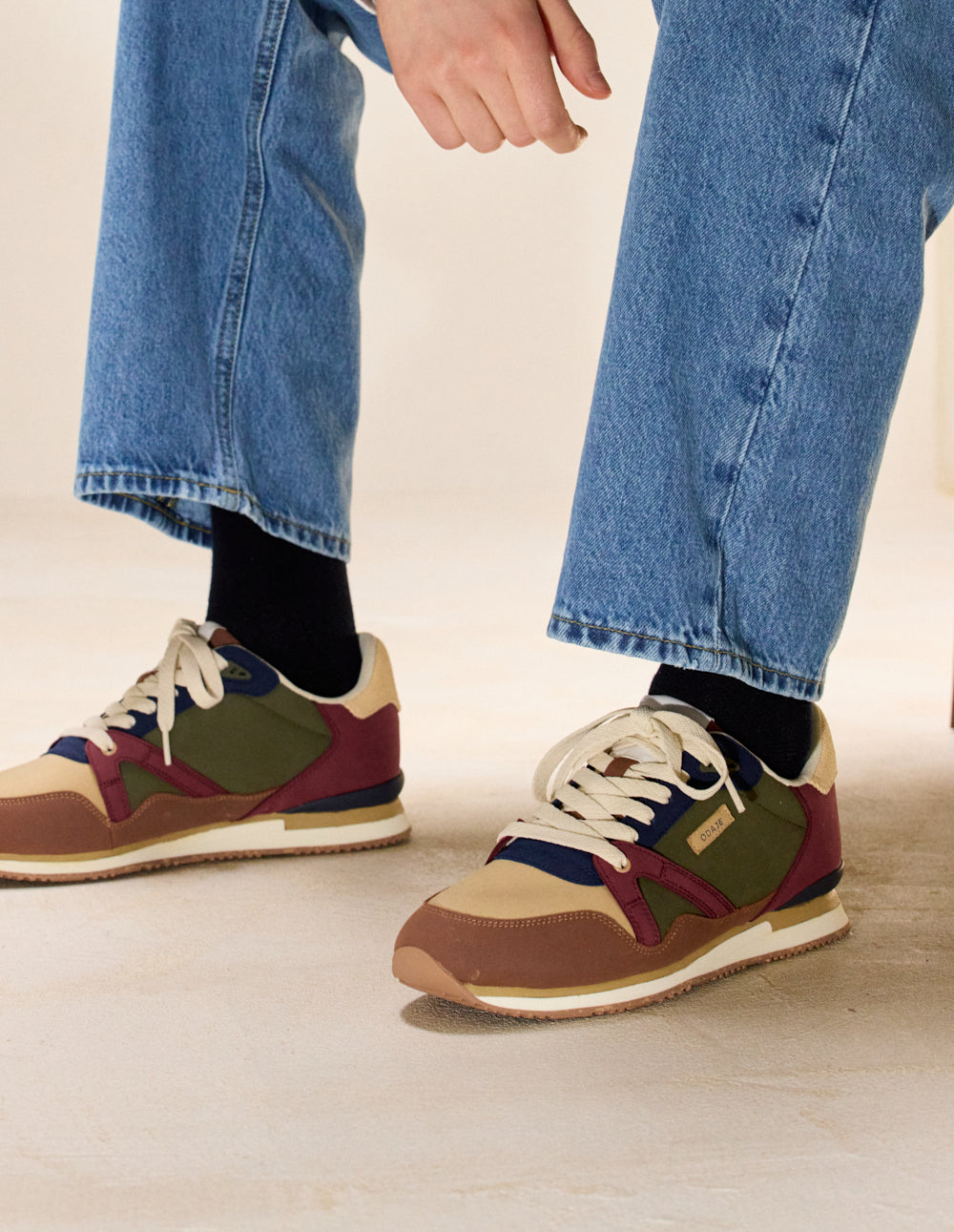 Zapatillas André Low - Marrón Taupe Navy