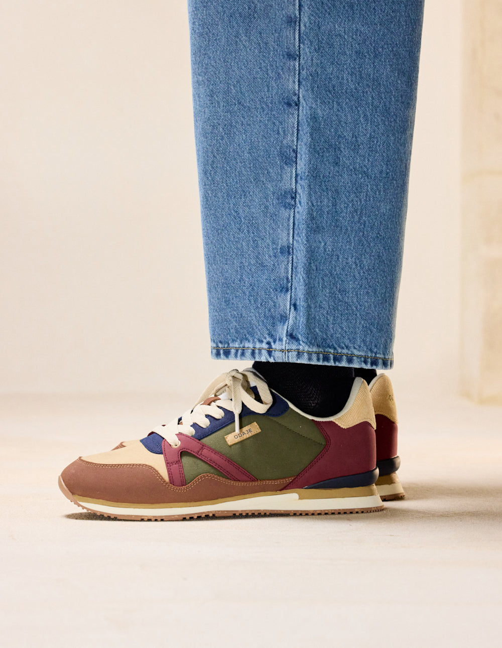 Zapatillas André Low - Marrón Taupe Navy