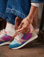 Andrée Low Zapatillas - Azul Verde Agua Lila