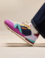 Baskets Basses Andrée - Violet Lilas Jaune - Femme