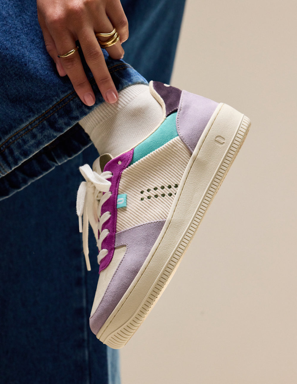 Zapatillas bajas Maxence F - Lila Crudo Púrpura