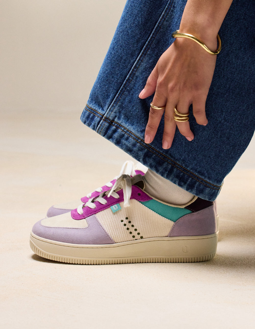 Zapatillas bajas Maxence F - Lila Crudo Púrpura