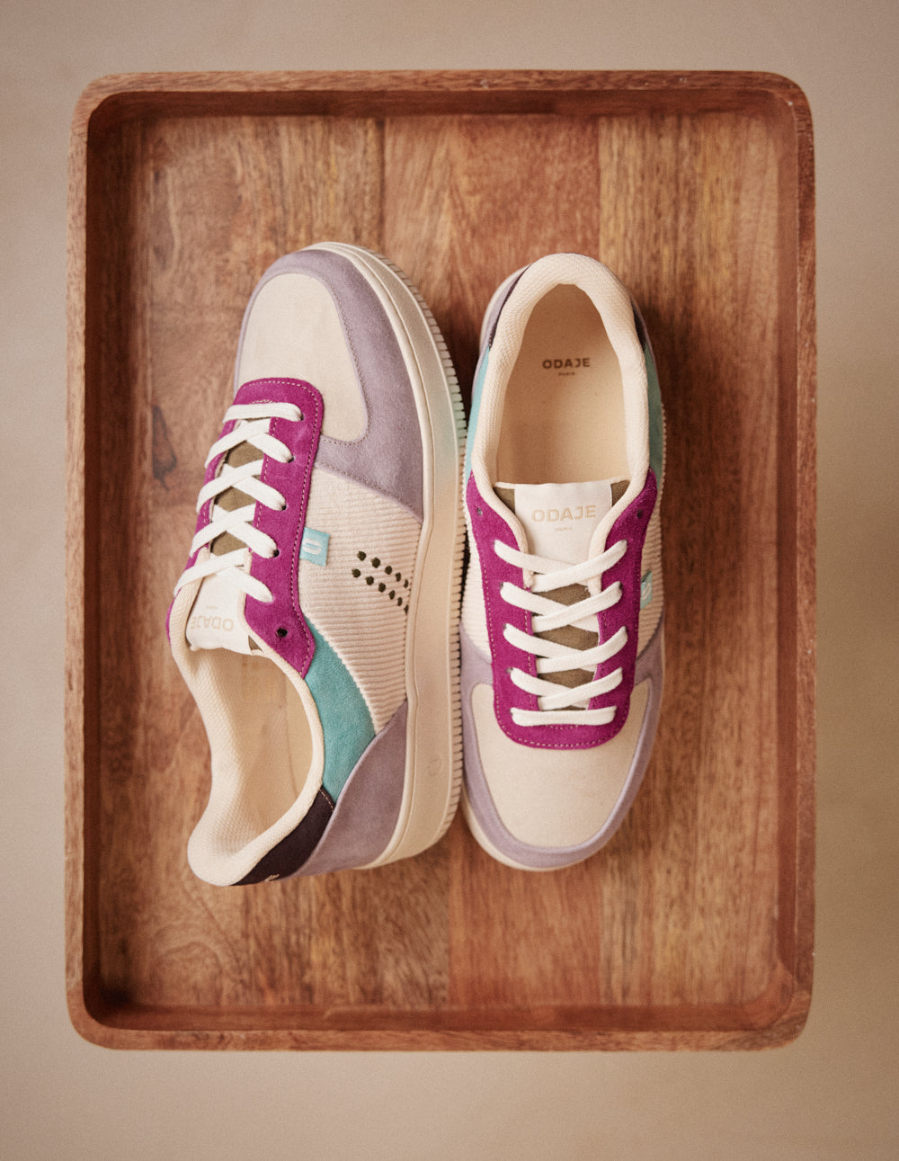 Zapatillas bajas Maxence F - Lila Crudo Púrpura