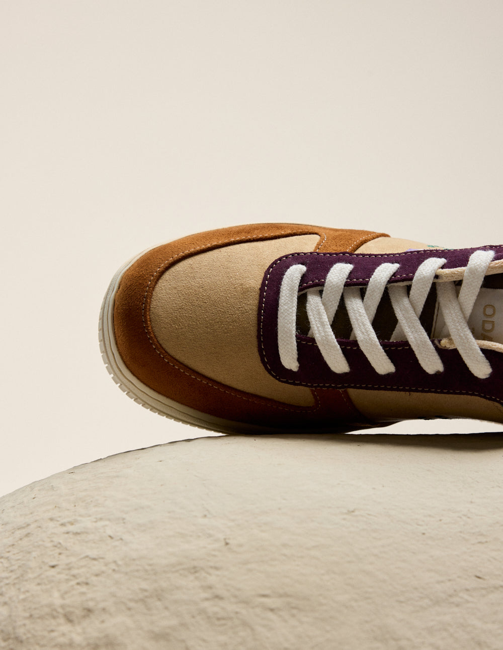 Maxence F Low Sneakers - Brown Beige Plum
