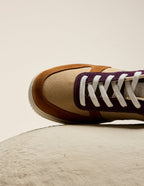 Maxence F Low Sneakers - Brown Beige Plum
