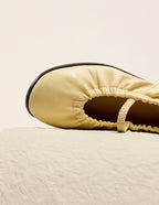 Ballerines Miluna - Cuir Amande - Femme