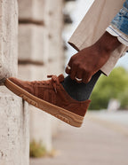 Nino Low Top Sneakers - Brown Oiled Suede