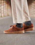 Nino Low Top Sneakers - Brown Oiled Suede