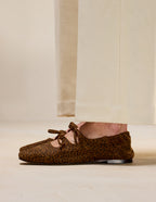 Ballerines Tula - Suède Léopard - Femme