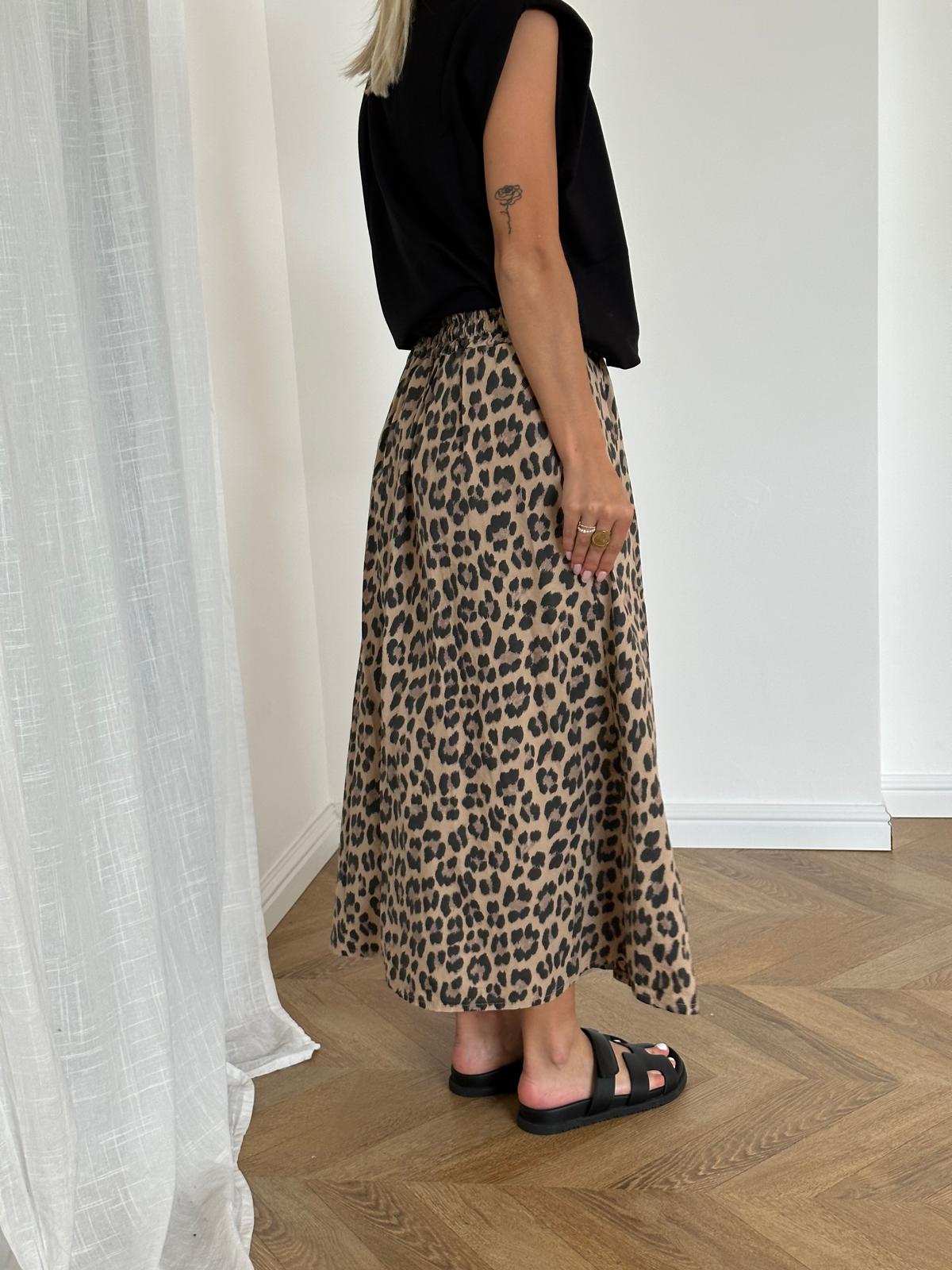 Janna Leopard Skirt
