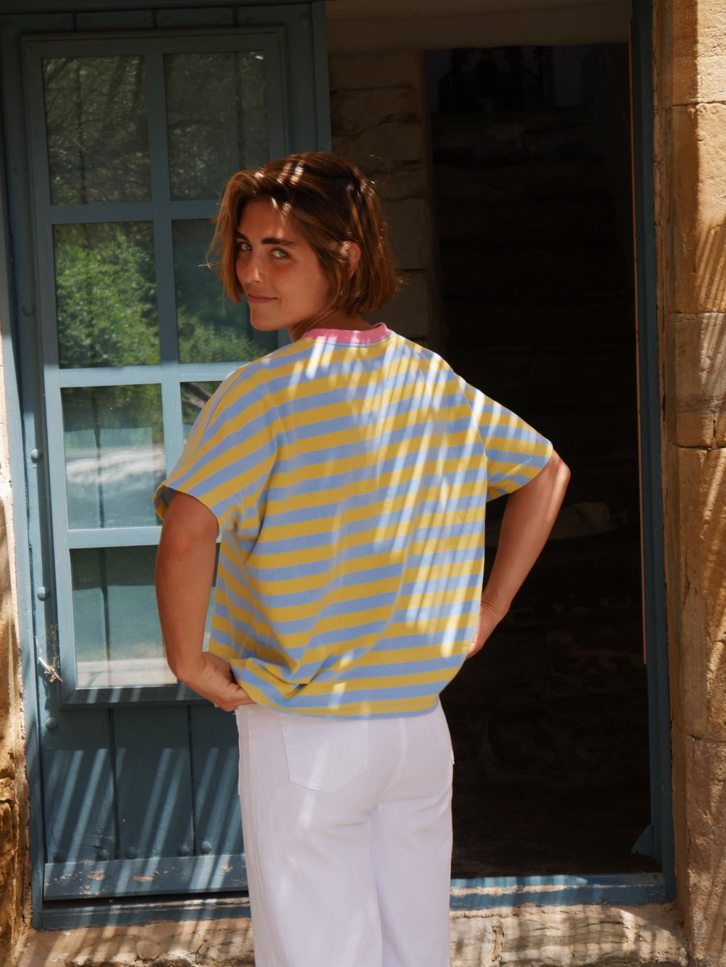 Camiseta Nunu Azul y Amarilla