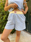 Mina Shorts Blue Y Yellow