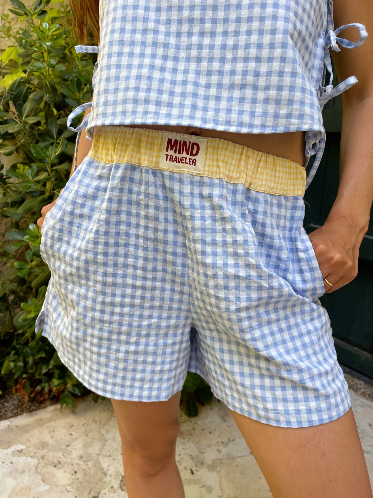 Mina Shorts Blue Y Yellow