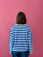 Camiseta Núria Azul Y Amarilla
