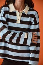 Camiseta Filipa Marrón y Celeste