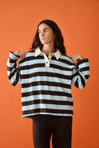 Camiseta Filipa Marrón y Celeste