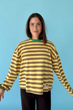 T-Shirt Núria Jaune Et Marron
