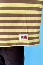 T-Shirt Núria Jaune Et Marron