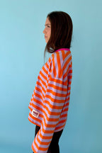 Núria Lavender And Orange T-Shirt