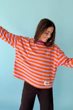 Núria Lavender And Orange T-Shirt