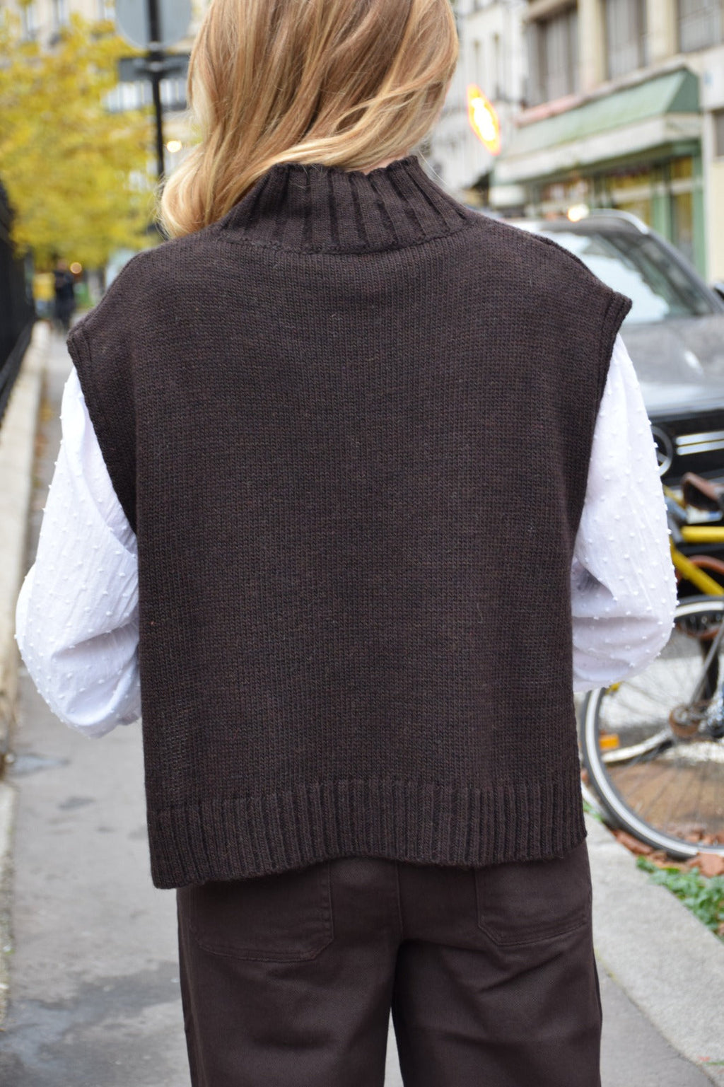 Julieta Brown Vest