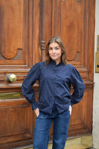 Nina Navy Shirt