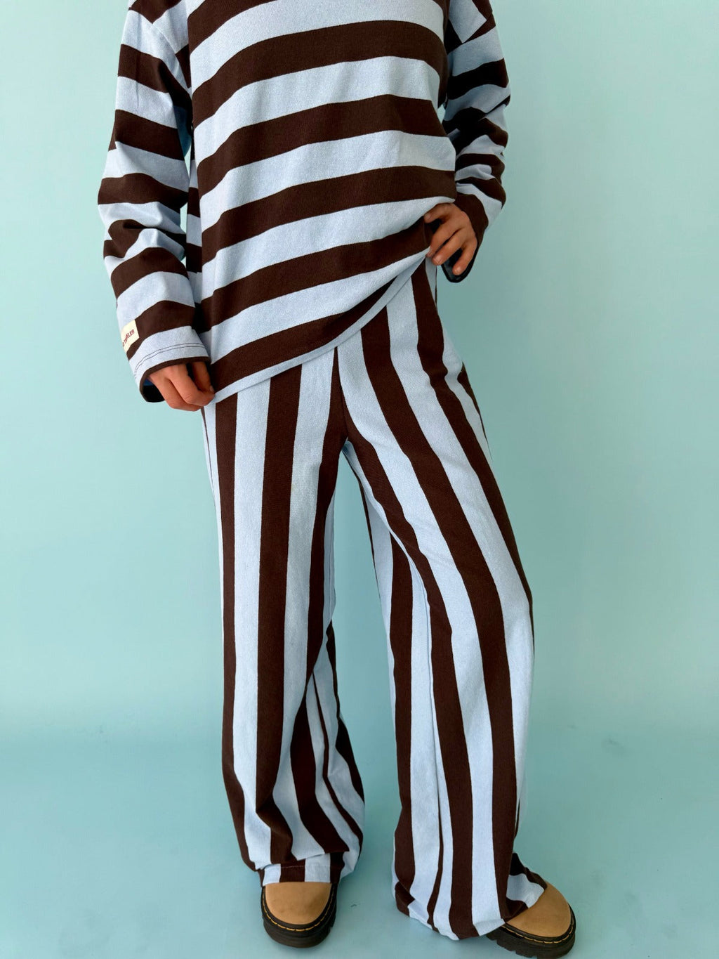 Filipa Brown Y Celeste Pants