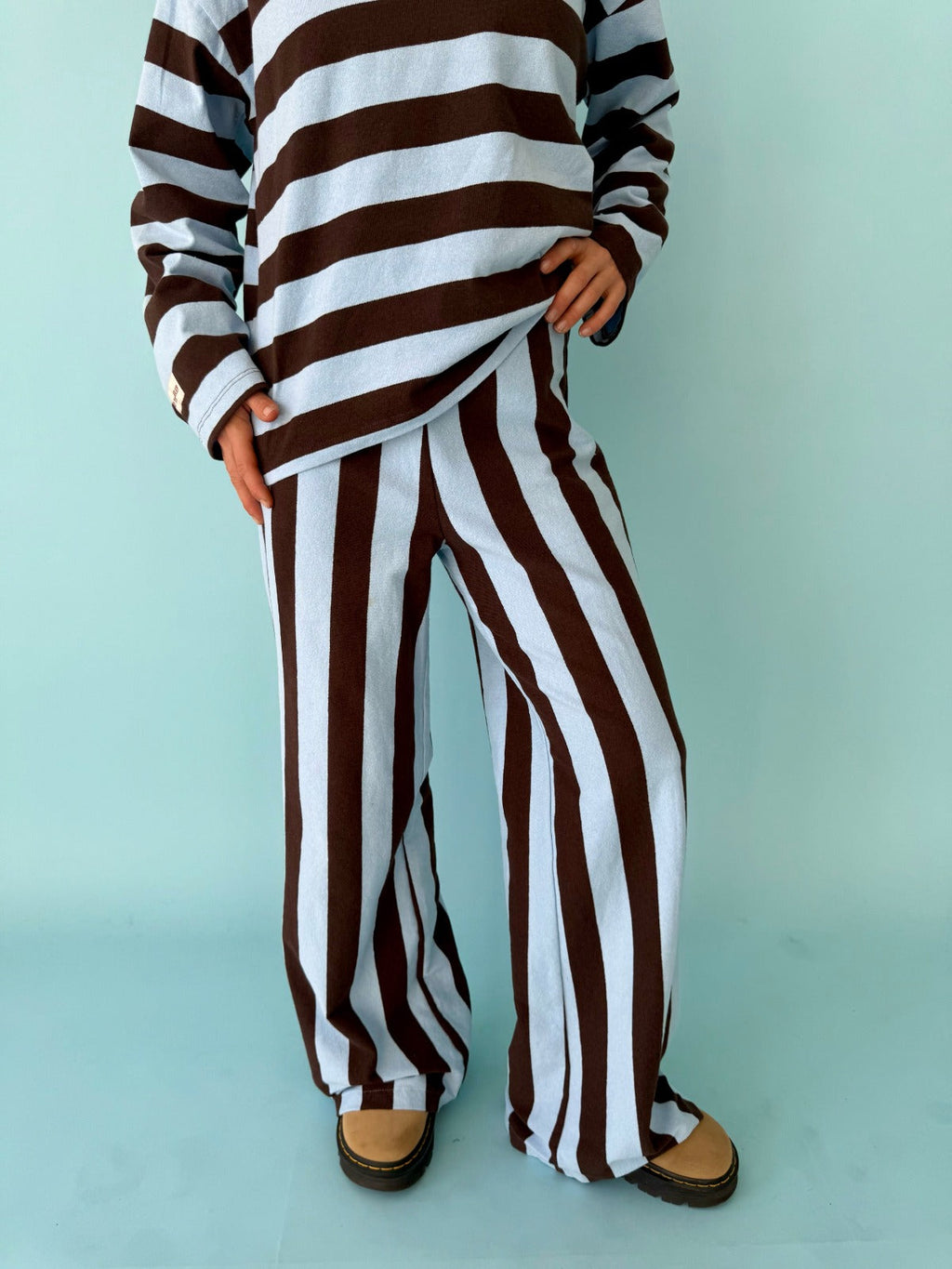 Filipa Brown Y Celeste Pants