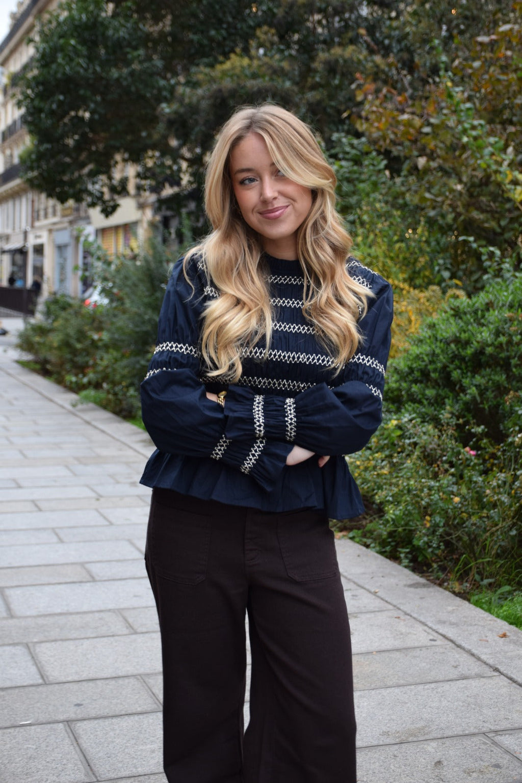 Chemisier Eloise Marine