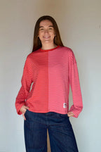 Mariona Red and Pink T-Shirt