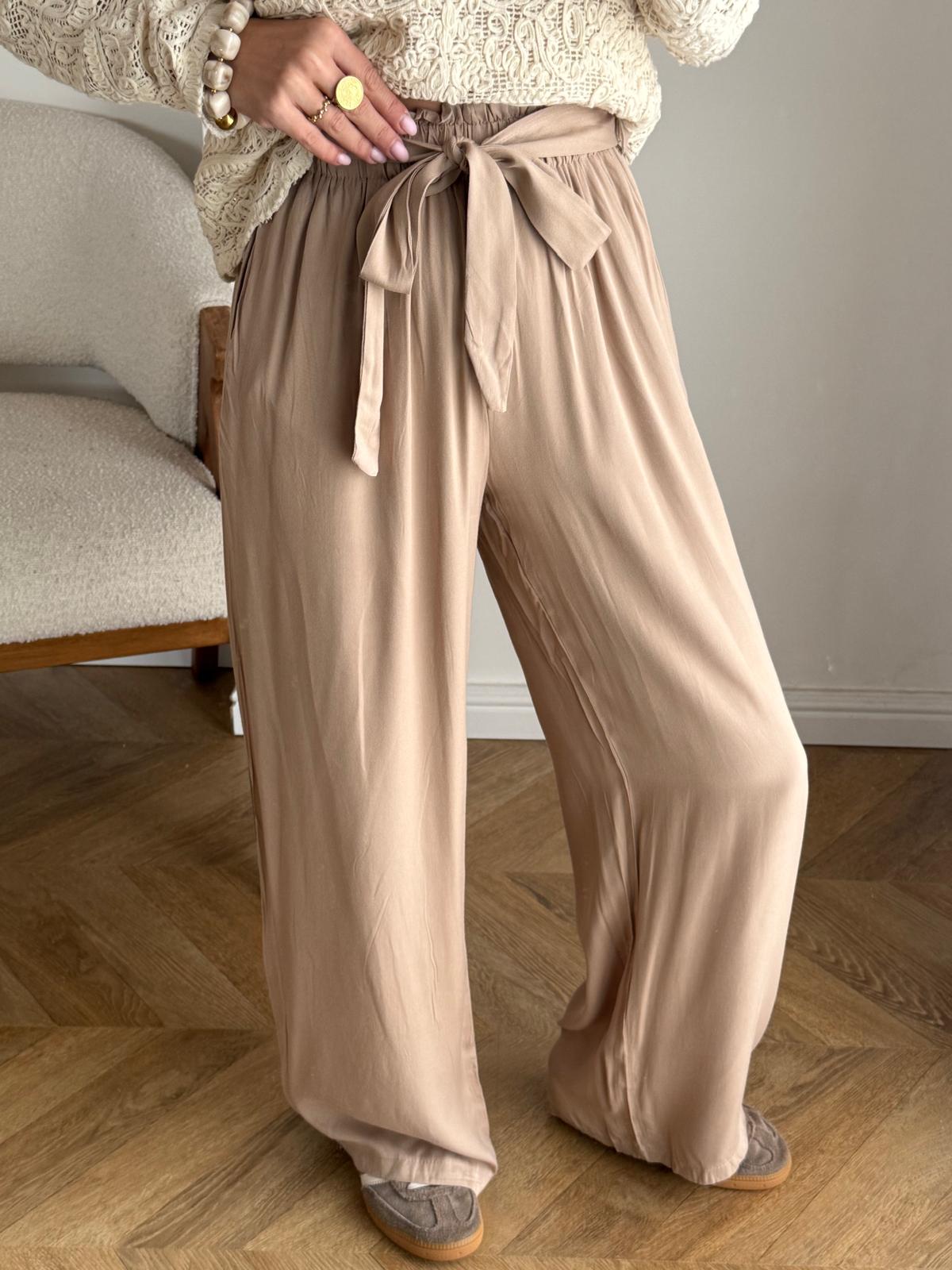 Pantalón Como Beige