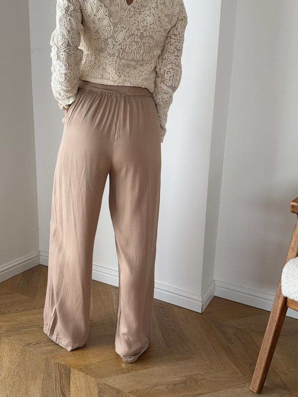 Pantalón Como Beige