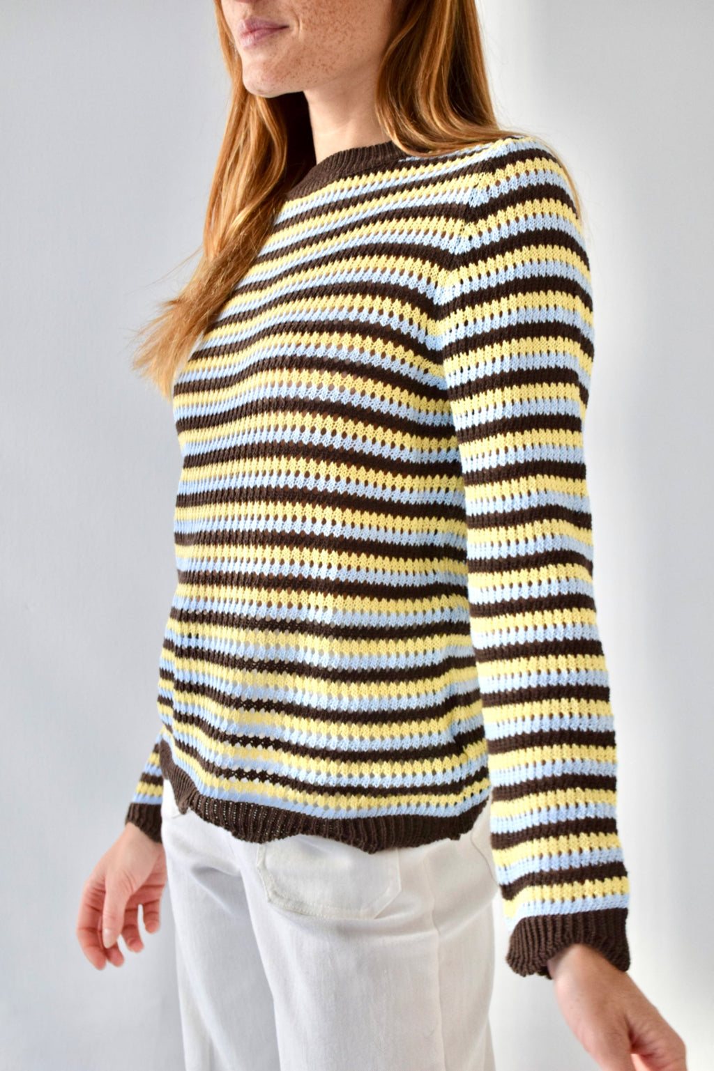 Pull Violeta Marron
