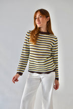 Pull Violeta Marron
