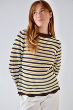 Pull Violeta Marron