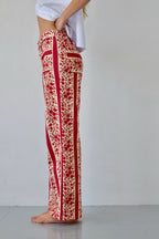 Jean Valeria Flowers Red