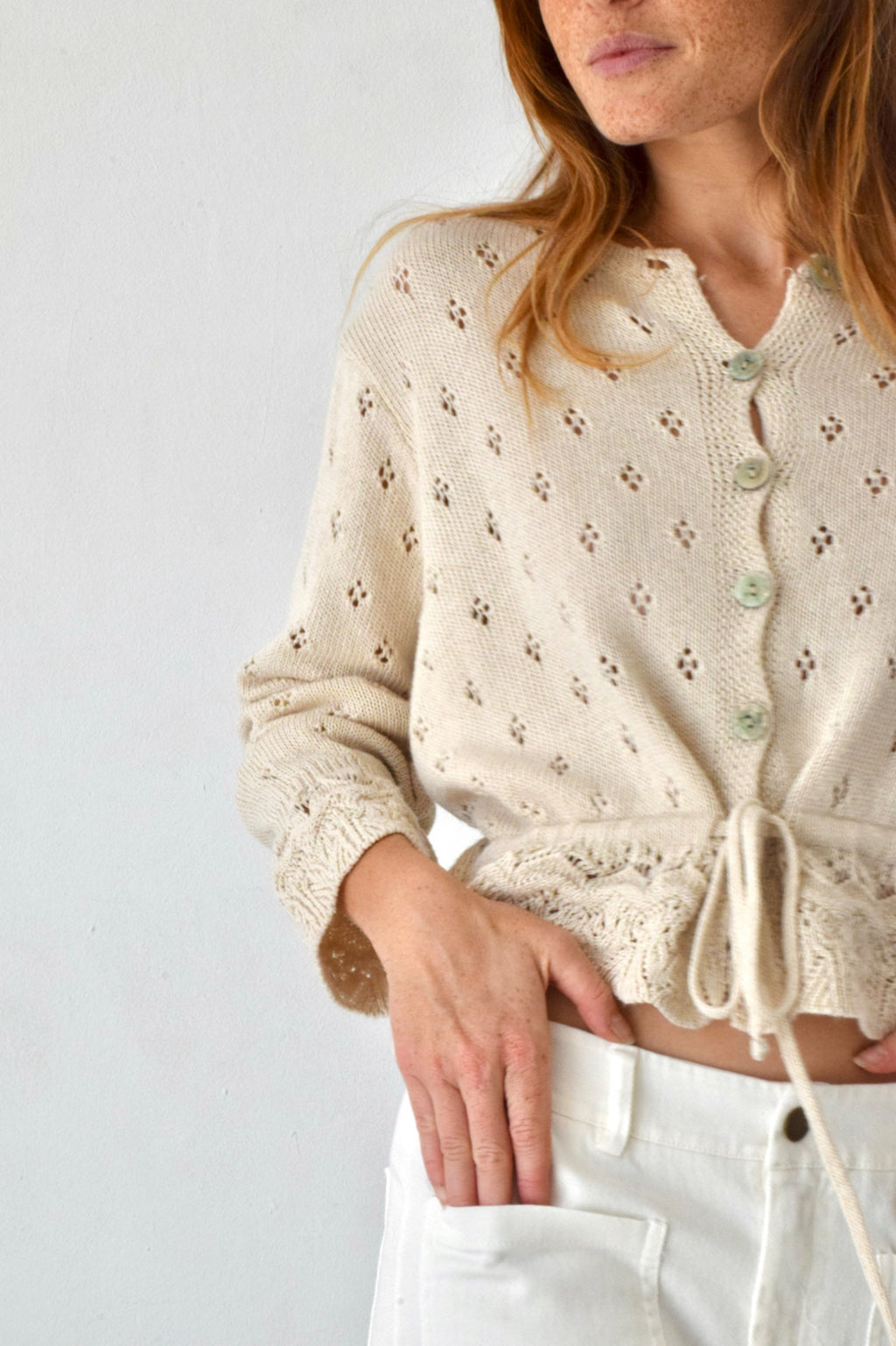 Beige Josephine cardigan