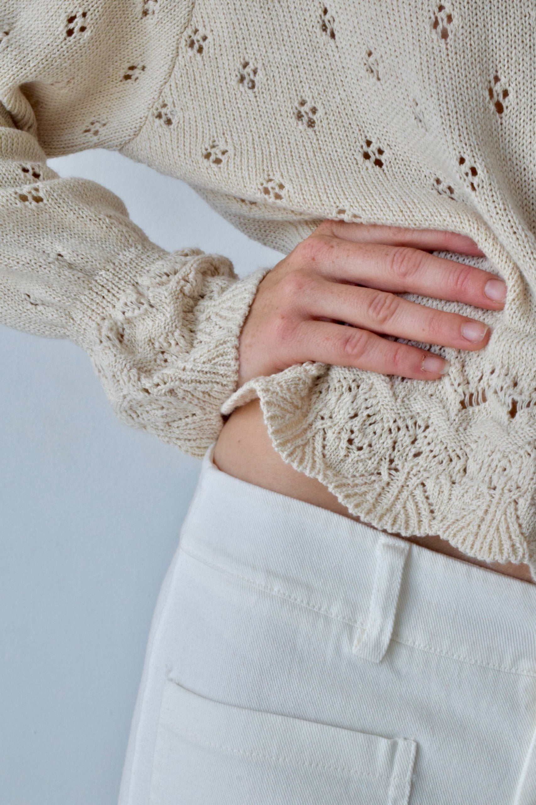 Beige Josephine cardigan